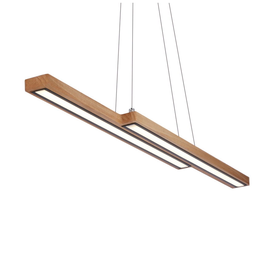 Lámpara colgante LED SENTO LED/19W/230V madera
