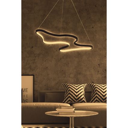 Lámpara colgante LED sobre cable ARTISAN LED/36W/230V 4000K negra