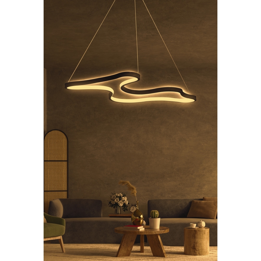 Lámpara colgante LED sobre cable ARTISAN LED/36W/230V 4000K negra