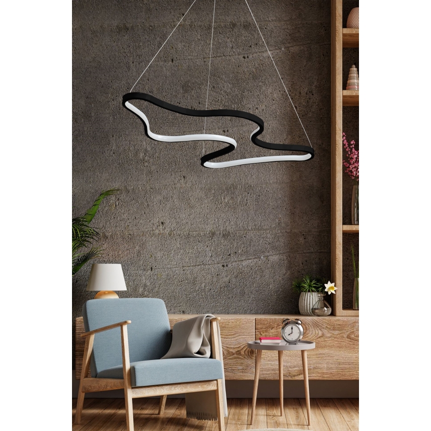 Lámpara colgante LED sobre cable ARTISAN LED/36W/230V 4000K negra