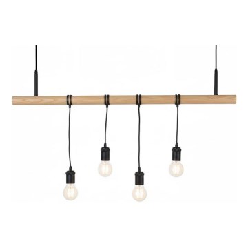 Lámpara colgante LED suspendida por cable 4xE27/6,5W/230V 2500K