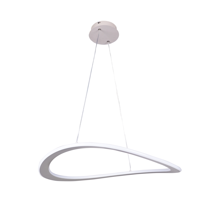 Lámpara colgante LED suspendida por cable CASHMERE LED/40W/230V Ø 59,5 cm beige