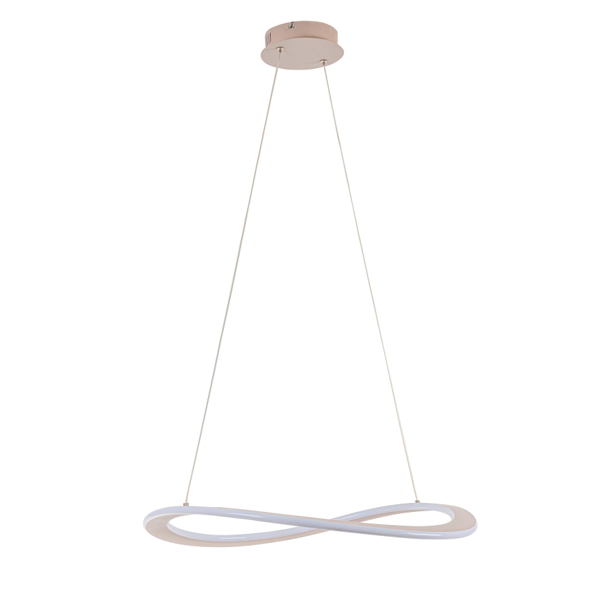 Lámpara colgante LED suspendida por cable CASHMERE LED/40W/230V Ø 59,5 cm beige