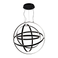 Lámpara colgante LED suspendida por cable COPERNICUS LED/260W/230V negra