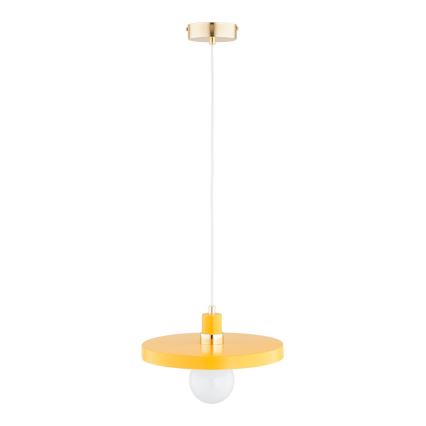 Lámpara colgante LITO con cable, 1xE27/15W/230V, amarilla