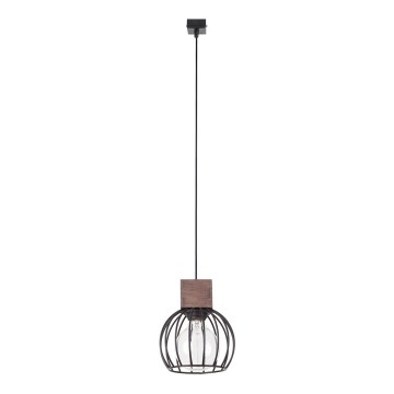 Lámpara colgante MILAN 1xE27/60W/230V madera