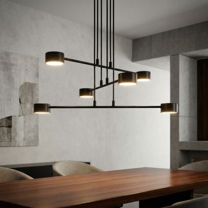 Lámpara colgante MODUS 6xGX53/10W/230V negro