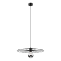Lámpara colgante MONTANA 1xE27/15W/230V diá. 45 cm negro