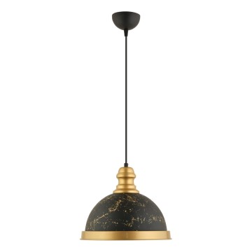 Lámpara colgante MONZA 1xE27/40W/230V Ø 29 cm negro/bronce