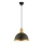 Lámpara colgante MONZA 1xE27/40W/230V Ø 29 cm negro/bronce