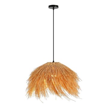 Lámpara colgante NATURALEZA 1xE27/40W/230V diá. 55 cm ratán