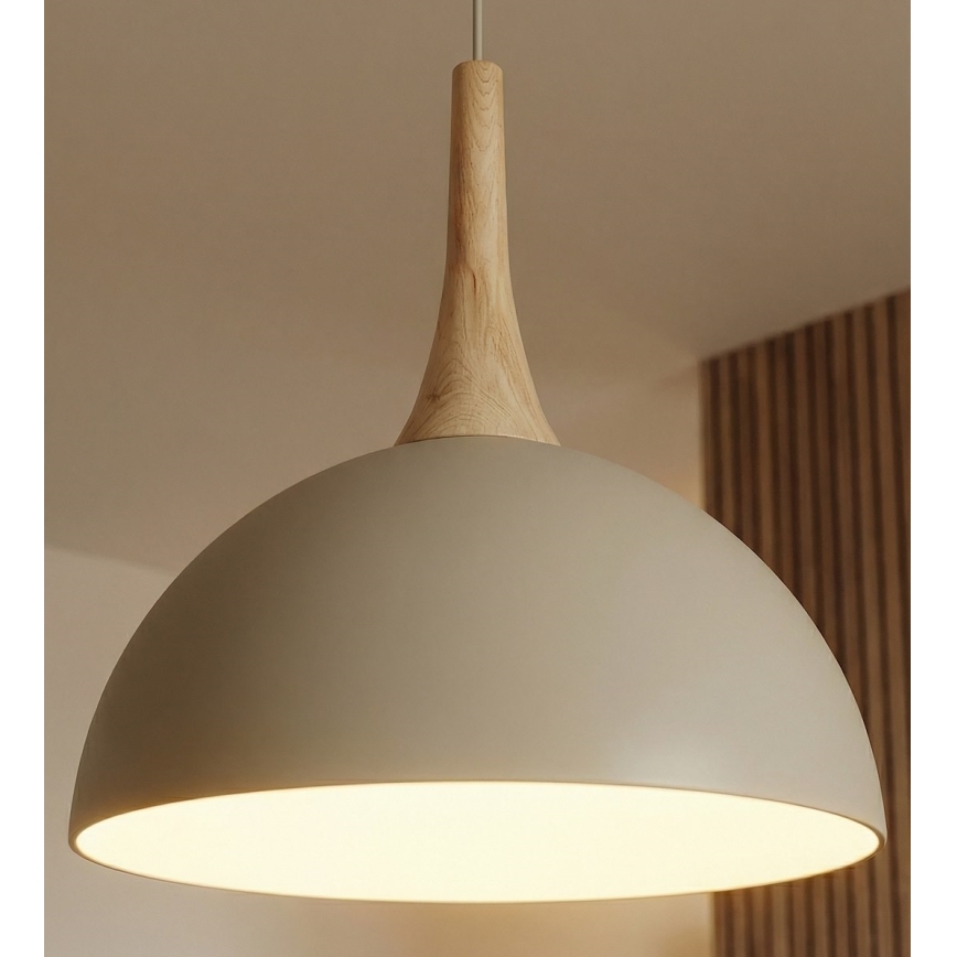 Lámpara colgante NAUTICA con cable 1xGX53/12W/230V beige