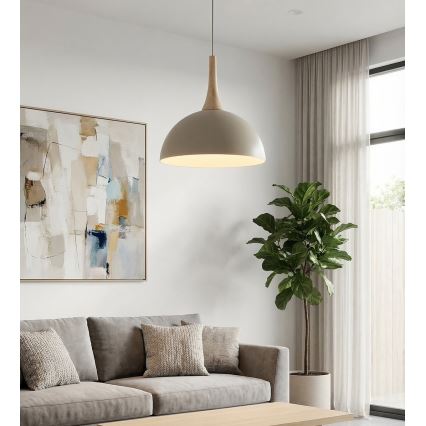 Lámpara colgante NAUTICA con cable 1xGX53/12W/230V beige