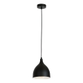 Lámpara colgante NOAK 1xE27/15W/230V negro