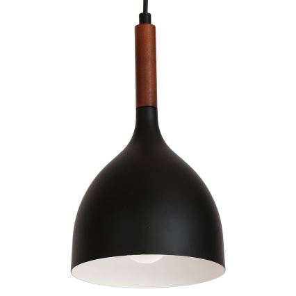Lámpara colgante NOAK WOOD 1xE27/60W/230V