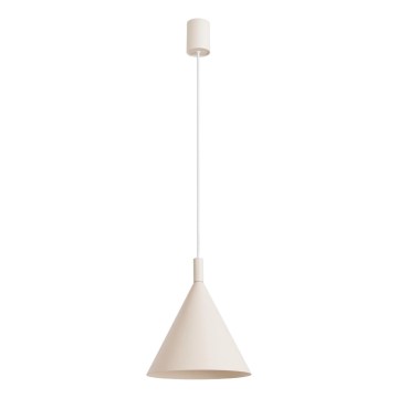 Lámpara colgante NOX con cable 1xE27/15W/230V color crema