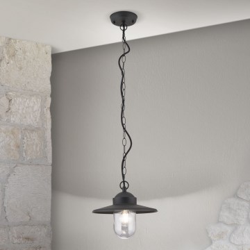 Lámpara colgante para exterior EDWARD 1xE27/60W/230V IP44 antracita