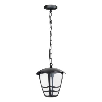 Lámpara colgante para exterior TEVIO 1xE27/60W/230V IP54 negro