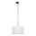 Lámpara colgante para sistema de raíles monofásico TRACER 1xE27/15W/230V diá. 38 cm negro/blanco