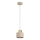 Lámpara colgante PARKLA 1xE27/15W/230V beige/dorado