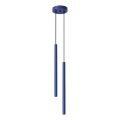 Lámpara colgante PASTELO 2xG9/8W/230V azul