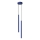 Lámpara colgante PASTELO 2xG9/8W/230V azul