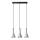 Lámpara colgante REA 3xE14/12W/230V concreto