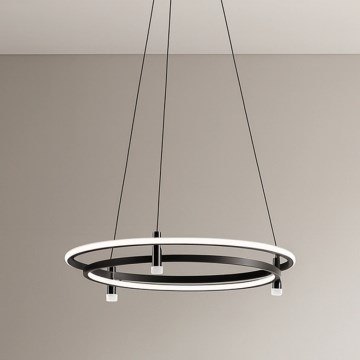 Lámpara colgante regulable LED con cable LED/100W/230V 3000-6500K Ø 60 cm + mando a distancia
