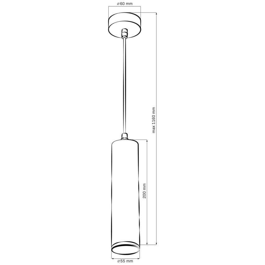 LED RGBW regulable lámpara colgante para baño con cable TURYN 1xGU10/4,8W/230V 3000K IP44 blanco + mando a distancia