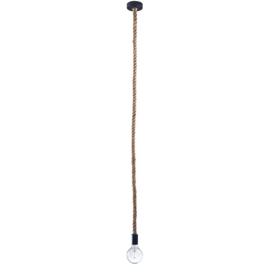 Lámpara colgante ROPE 1xE27/12W/230V