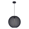 Lámpara colgante SENSAI 1xE27/20W/230V diá. 40 cm negro