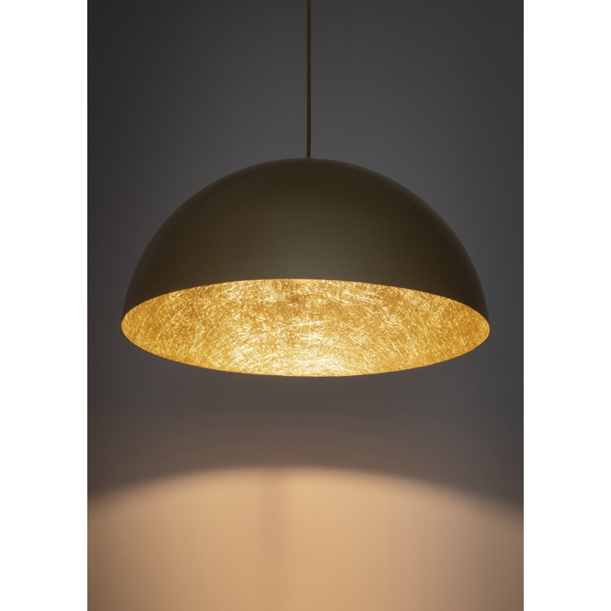 Lámpara colgante SFERA 1xE27/60W/230V diá. 70 cm dorado