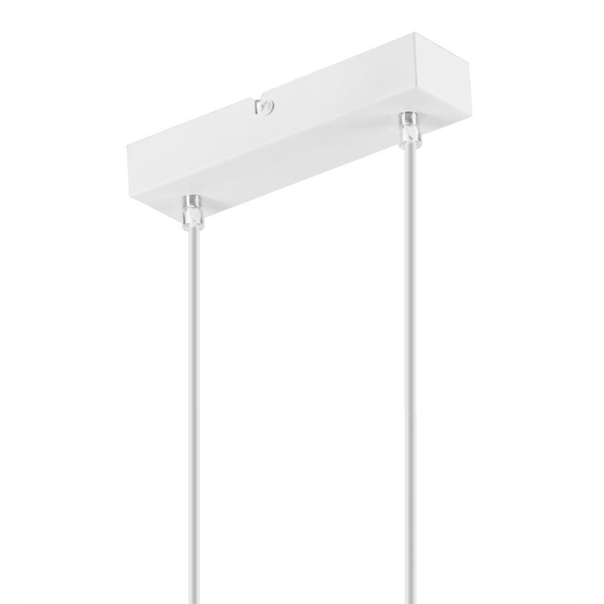 Lámpara colgante con cable SIMON 2xE27/60W/230V blanco/haya