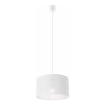 Lámpara colgante SIRJA 1xE27/60W/230V blanco