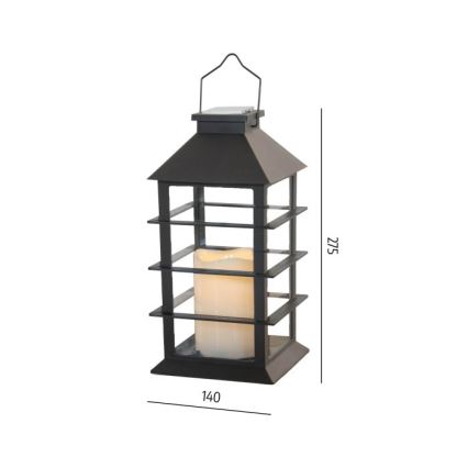 Lámpara colgante solar LED CANDELIO P LED/1xAA 2700K IP44 200 mAh