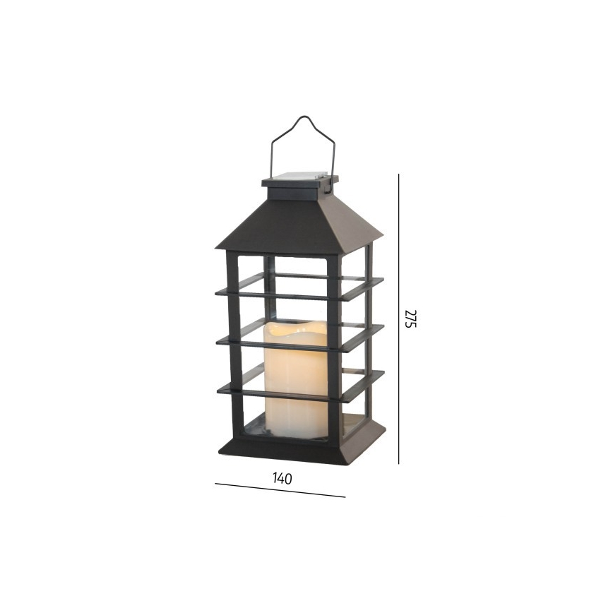 Lámpara colgante solar LED CANDELIO P LED/1xAA 2700K IP44 200 mAh