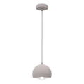 Lámpara colgante SOOL con cable 1xE27/15W/230V Ø 15 cm color crema