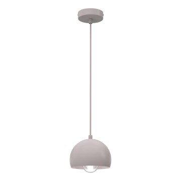 Lámpara colgante SOOL con cable 1xE27/15W/230V Ø 15 cm color crema