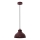 Lámpara colgante SVEN con cable 1xE27/15W/230V burdeos