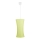 Lámpara colgante TAI 1xE27/60W/230V verde
