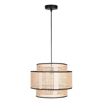 Lámpara colgante TAKARA 1xE27/20W/230V diá. 40 cm beige