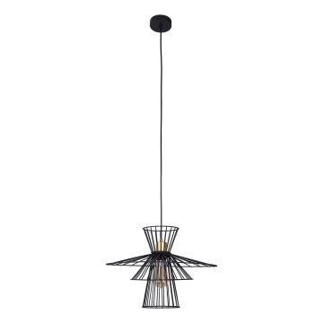Lámpara colgante TAREK 1xE27/40W/230V negro
