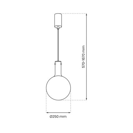 Lámpara colgante TORONTO 1xGU10/8W/230V dorado