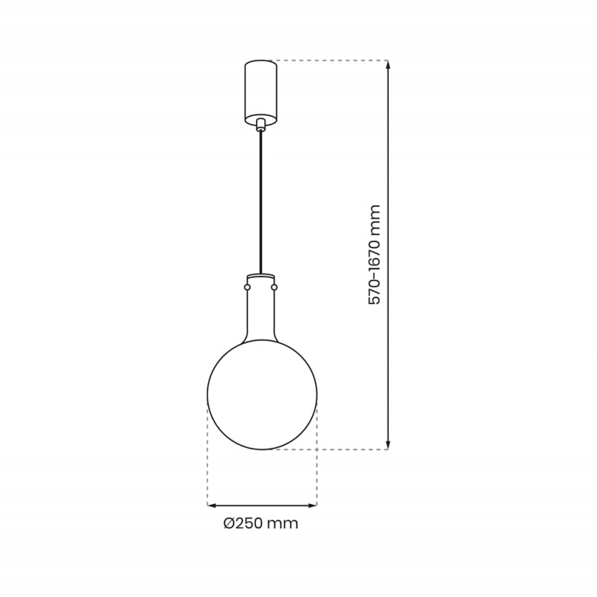 Lámpara colgante TORONTO 1xGU10/8W/230V dorado