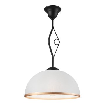 Lámpara de araña colgante RETRO 1xE27/60W/230V negro