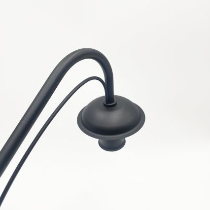 Lámpara de araña con cadena ANTON 8xE14/60W/230V negra