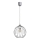 Lámpara de araña de cable MERCURE 1xE27/15W/230V gris
