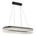 Lámpara de araña de cristal regulable LED suspendida de cable THALIA LED/50W/230V 3000-6000K + mando a distancia