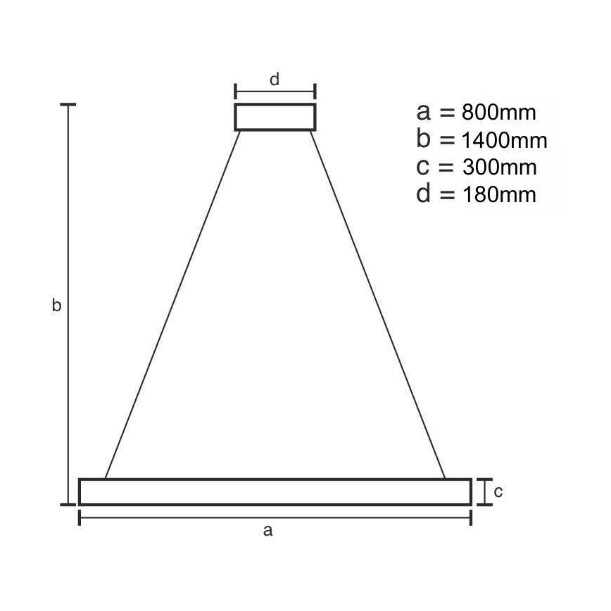 Lámpara de araña de cristal LED regulable en una cadena LED/110W/230V 3000-6500K dorado + control remoto