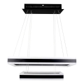 Lámpara de araña LED regulable LED/113W/230V 3000K negro
